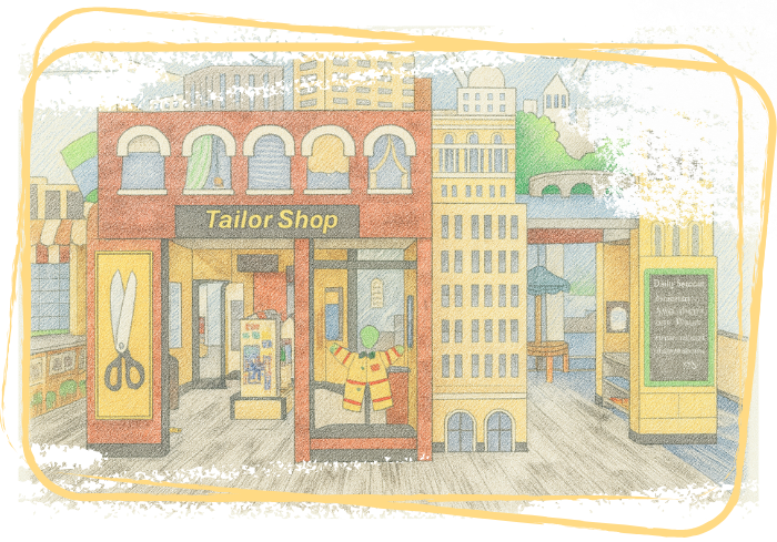 Tailor Shop Exhibit Page